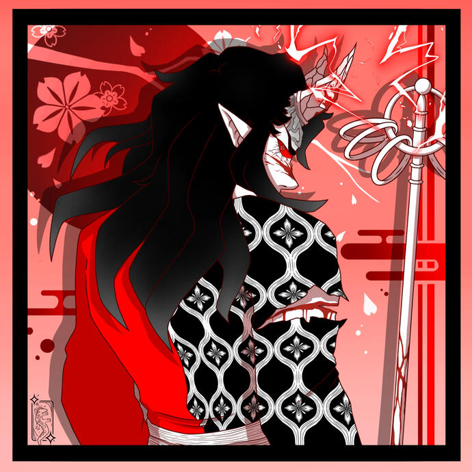 (2023 - June) Sekido (Demon slayer Fanart)