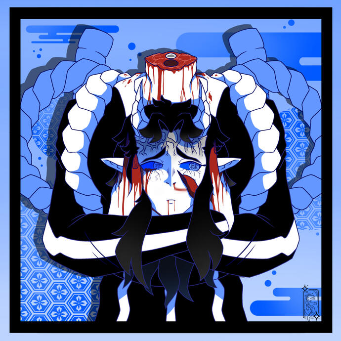 (2023 - June) Aizetsu (Demon slayer Fanart)