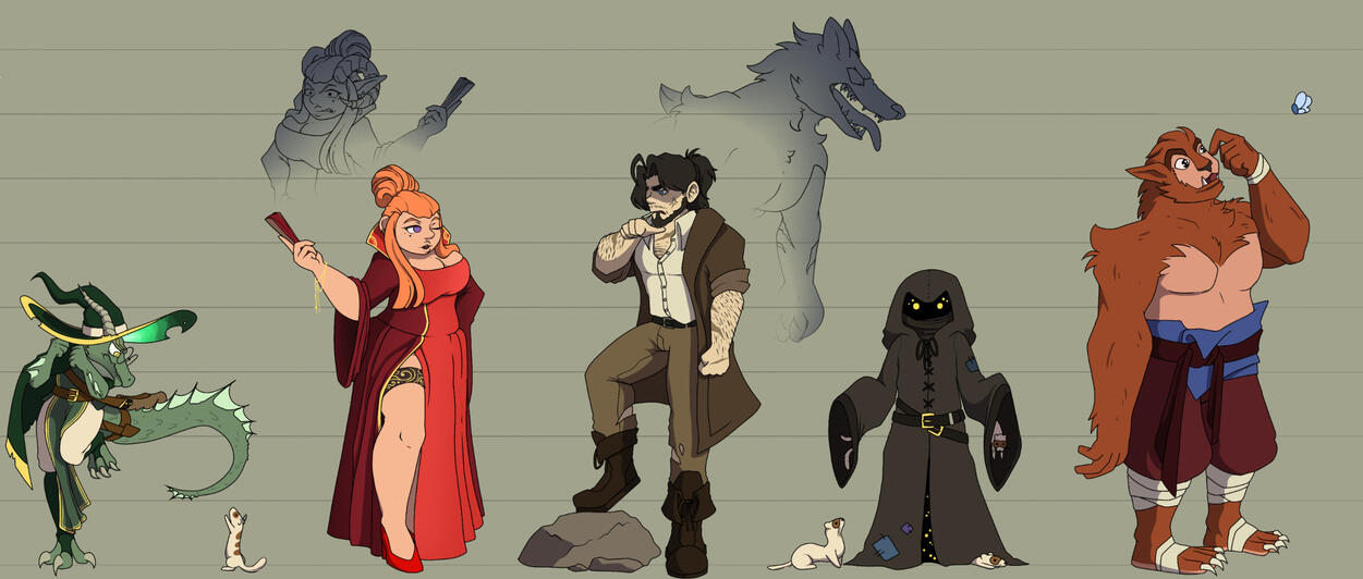 Aug 2024 - Character Lineup (The Tales of Nov'ul)