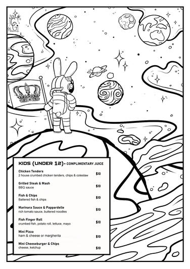 Nov 2022 - Kid Menu Design (For Royal Richmond Hotel)