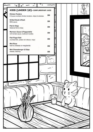 Nov 2022 - Kid Menu Design (For Royal Richmond Hotel)